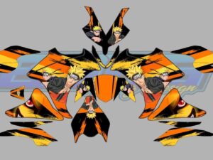 HONDA: CBR 150R DECAL STICKER. NARUTO DESIGN