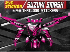 SUZUKI SMASH 115: STICKER DECALS