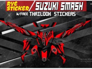 SUZUKI SMASH 115: STICKER DECALS