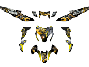 SUZUKI SMASH 115: STICKER DECALS TRANSFORMER DESIGN