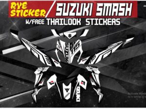 SUZUKI SMASH 115: STICKER DECALS