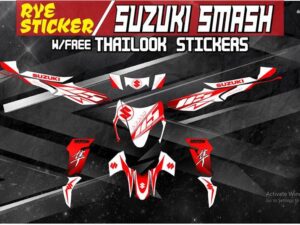 SUZUKI SMASH 115: STICKER DECALS