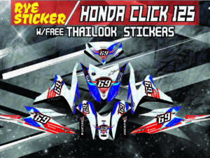 HONDA CLICK: 125,150  V2 STICKER DESIGN