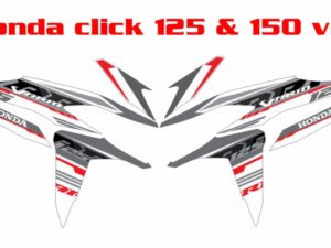 HONDA: CLICK 125 AND 150 V2  DECAL STICKER