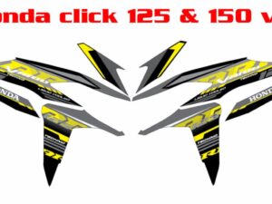 HONDA: CLICK 125 AND 150 V2  DECAL STICKER