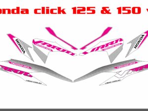 HONDA: CLICK 125 AND 150 V2  DECAL STICKER