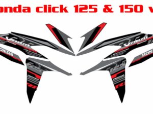 HONDA: CLICK 125 AND 150  V2 DECAL STICKER