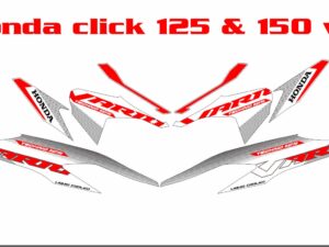 HONDA: CLICK 125 AND 150 V2  DECAL STICKER