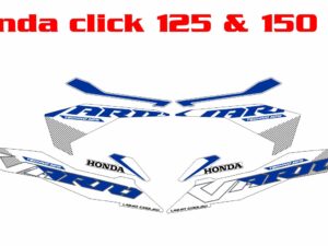 HONDA: CLICK 125 AND 150 V3  DECAL STICKER: VARIO