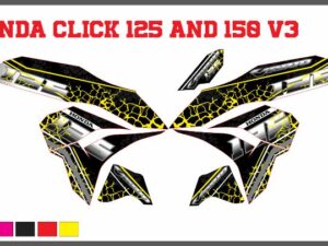 HONDA: CLICK 125 AND 150 V3 DECAL STICKER