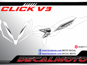 HONDA: CLICK V3 : DECAL STICKER