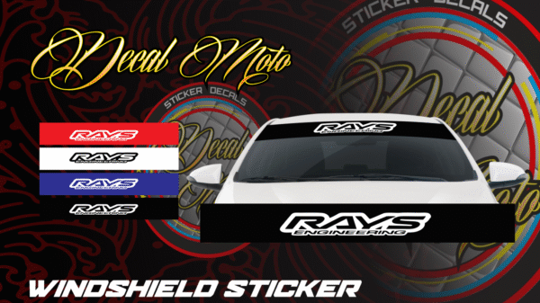 Decal Sticker Design for Windshield