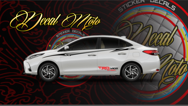 TOYOTA: VIOS  Decal Sticker Design for Vios