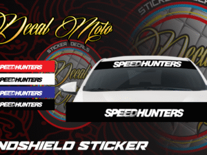 WINDSHIELD:  Decal Sticker  Design for Windshield