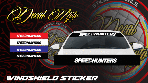 WINDSHIELD:  Decal Sticker  Design for Windshield