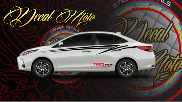 TOYOTA: VIOS   Decal Sticker Design for Vios