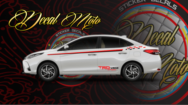 TOYOTA: VIOS   Decal Sticker Design for Vios
