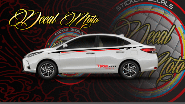 TOYOTA: VIOS    Decal Sticker Design for Vios