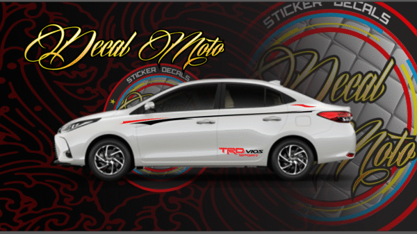 TOYOTA: VIOS    Decal Sticker Design for Vios
