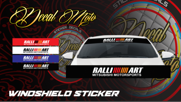 WINDSHIELD:  Decal Sticker Design for  Windshield