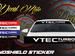 WINDSHIELD:   Decal Sticker Design for Windshield