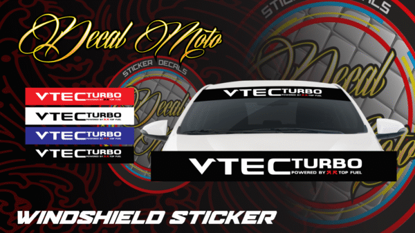 WINDSHIELD:   Decal Sticker Design for Windshield