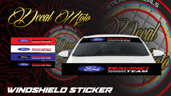 WINDSHIELD:   Decal Sticker Design for Ford  Windshield