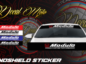 WINDSHIELD:   Decal Sticker Design for Honda Windshield