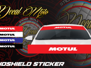 WINDSHIELD:  Decal Sticker Design for Windshield