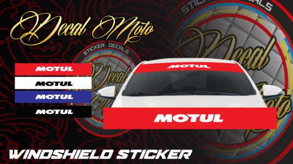 WINDSHIELD:  Decal Sticker Design for Windshield